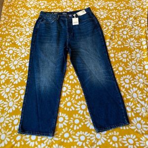 a.n.a. highest-rise vintage straight jeans. Brand NEW